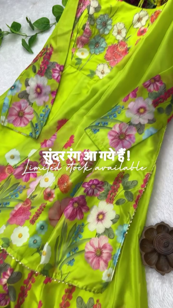 Floral Printed Anarkali Kurti Collection for Women with Dupatta